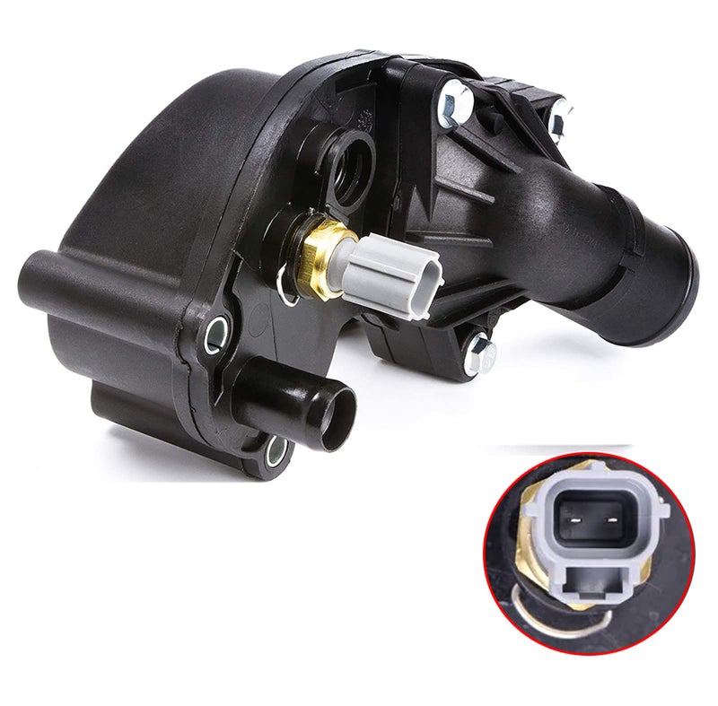 KAKO Thermostat Housing Assembly Compatible with Ford Explorer Thermostat Housing 2002-2010, for Ford Explorer & Mercury Mountaineer V6 4.0L Engine Thermostats Housing Replace# 2L2Z8592AA, 2L2Z8592BA - Image 5
